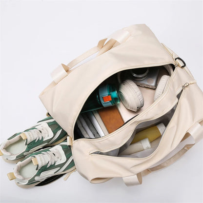 Large capacity travel bag for business, gym, and short leisure trips, lightweight and simple design

