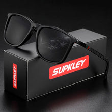 Men’s polarized sports sunglasses with lightweight square frame