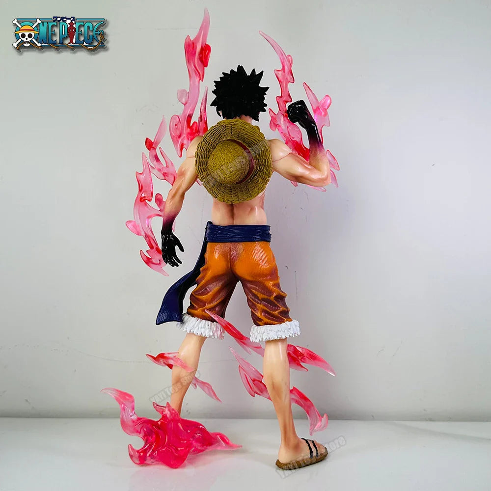 Monkey D. Luffy One Piece PVC action figure collectible with cherry flow design

