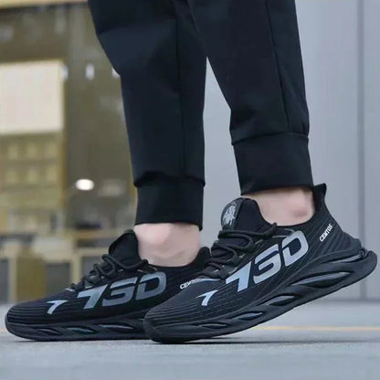 Lightweight summer casual sneakers for men with breathable mesh and soft non-slip sole


