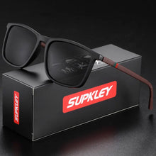 Men’s polarized sports sunglasses with lightweight square frame