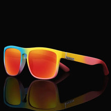 Vaghozz Brand Classic Sunglasses Men UV400 in square black frames