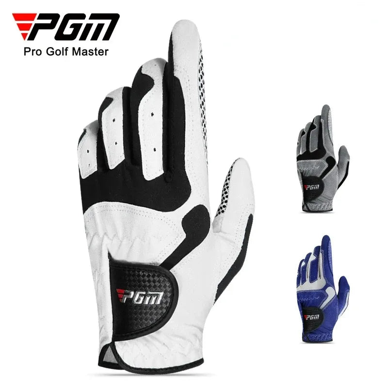 PGM Professional Golf Gloves with Breathable Microfiber and Non-Slip Grip for Swing and Putting Training