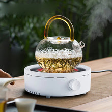 Compact mini electric stove and hot plate for kitchen, tea, and coffee heating

