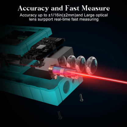 Kiprim Laser Rangefinder 100M High Accuracy Mini Measurement Tool