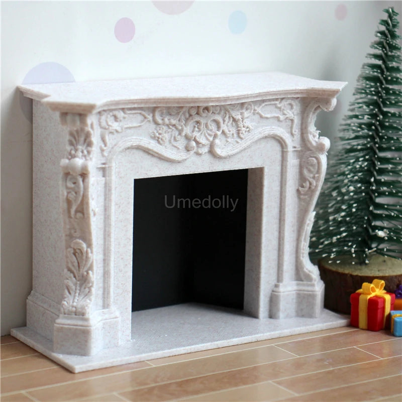 miniature fireplace model
