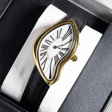 Melted design watch with surreal artistic look for modern home or office

