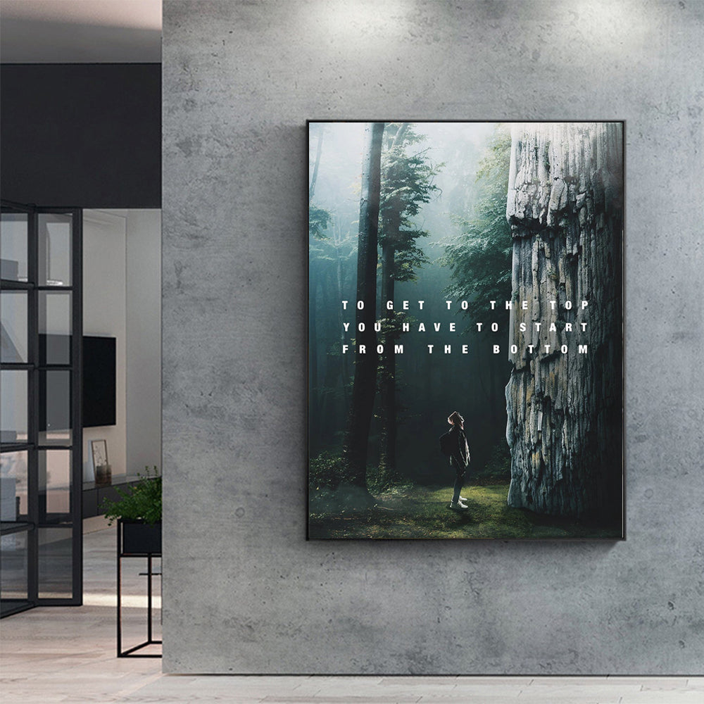 motivational canvas print