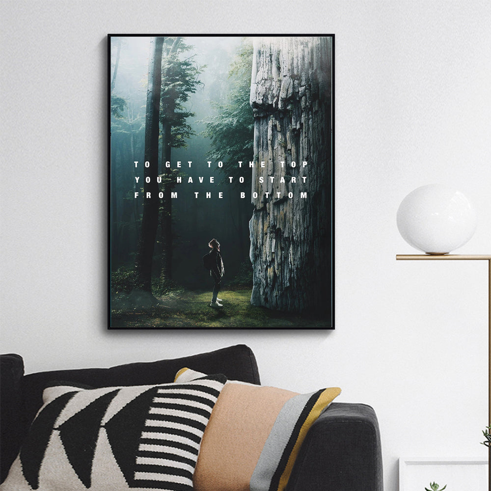 motivational canvas print