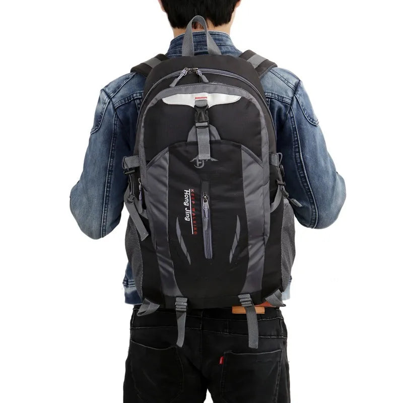 Waterproof hiking backpack for travel, trekking and mountaineering