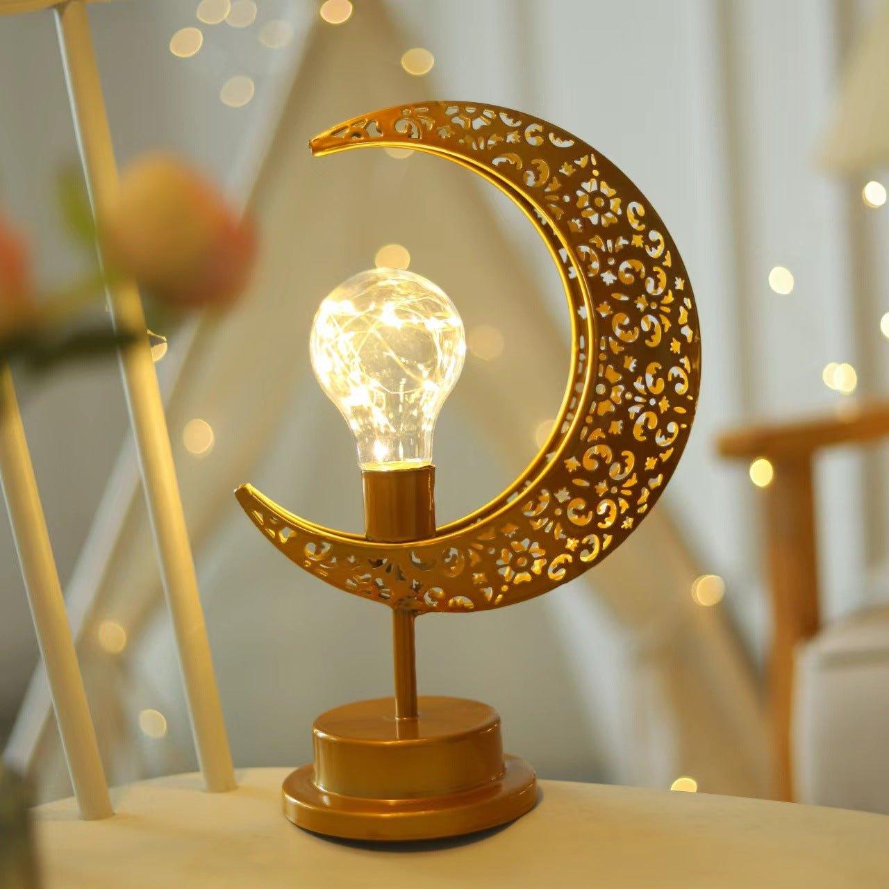 MR060 LED Wrought Iron Moon Lamp