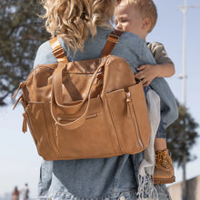 Mummy bag waterproof backpack with large compartments for baby care

