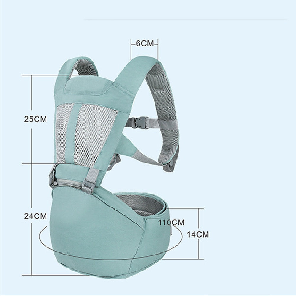 Lightweight multi functional baby carrier for front holding and travel

