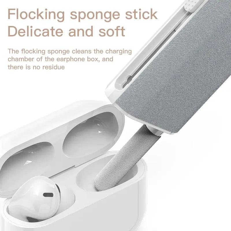 Compact AirPod and Laptop Cleaner Tool Kit for Electronics

