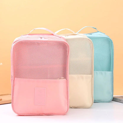 Travel Shoe Organizer Bag for clothes, underwear, and shoe storage

