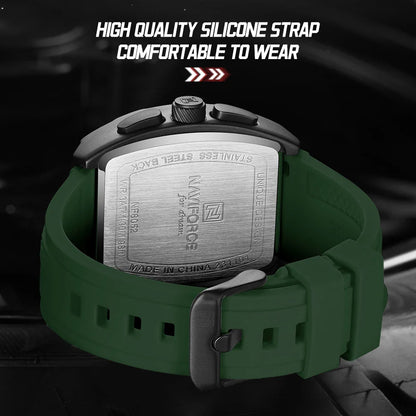 Naviforce men’s quartz watch with calendar and sport design for everyday use

