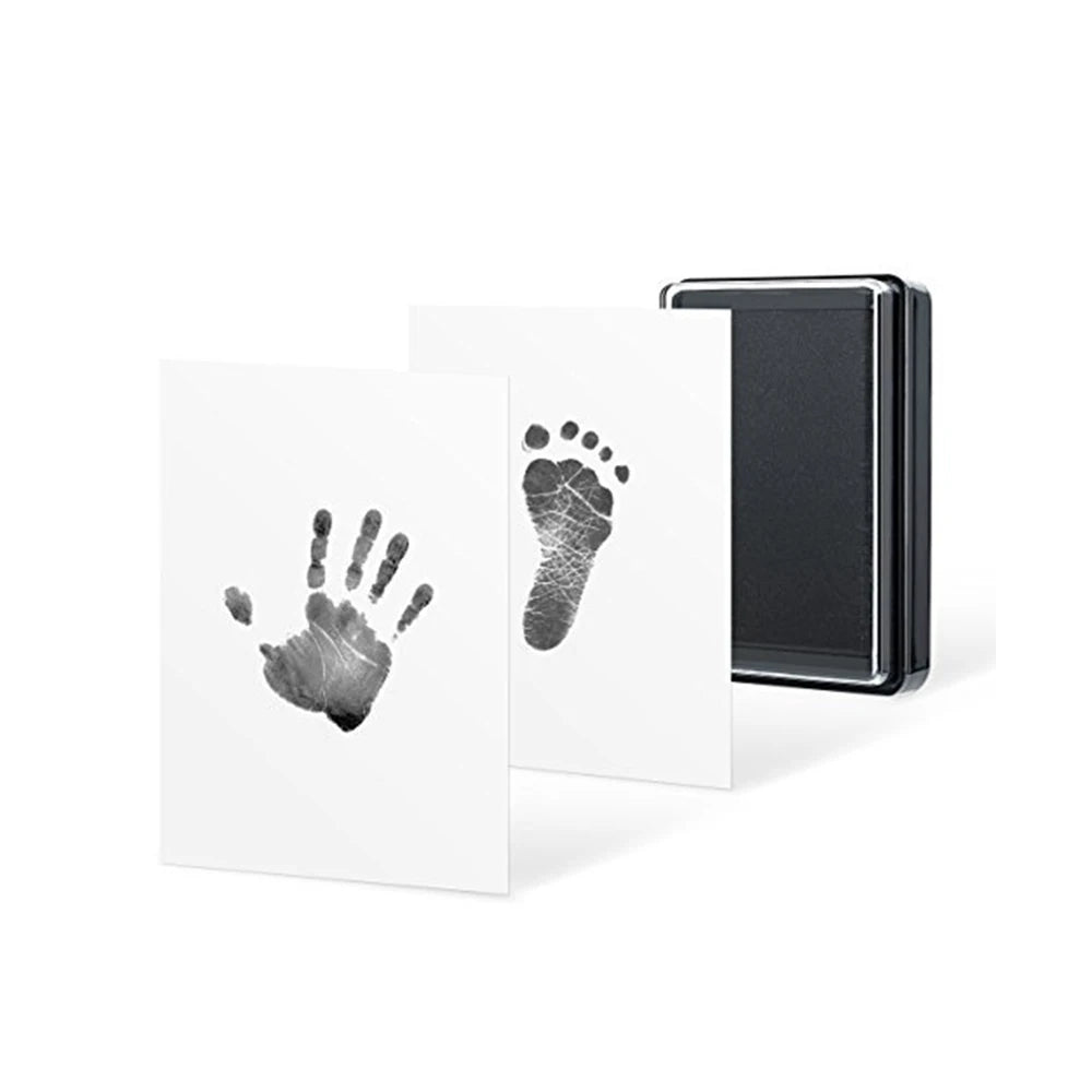 Non-toxic baby handprint kit for newborn footprint keepsake