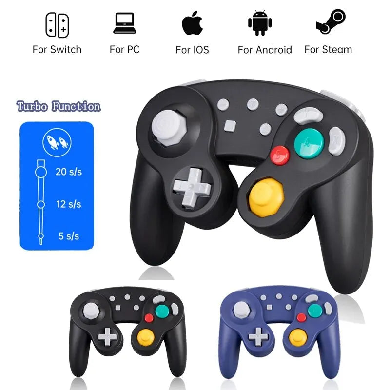 Bluetooth Gamepad for Switch and PC – GC style wireless controller

