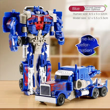 Transformation robot toy for kids with car-to-robot action figure design

