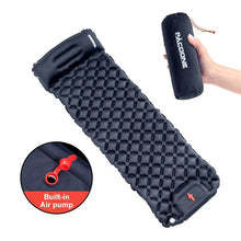 Camping Inflatable Mattress with built-in pump and travel pillow

