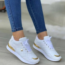 2023 Women Sneakers Mesh Patchwork in breathable lace-up design

