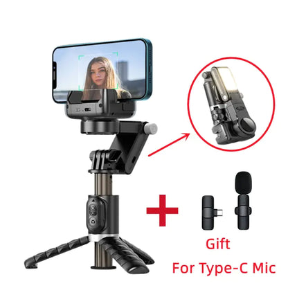 360 Rotation Following Shooting Mode Gimbal Stabilizer Selfie Stick