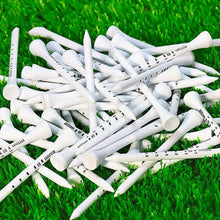 Durable Wooden Golf Seats 50pcs Pack for Stabilizing Ball and Improving Tee Accuracy