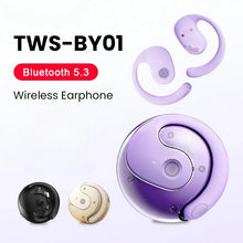 Bluetooth wireless headphones with HiFi stereo sound and mics for sports