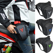 Tactical waterproof motorcycle leg bag for thigh and waist storage

