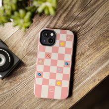 Checkerboard Phone Case in Pinktide Design by Reef of Clowns