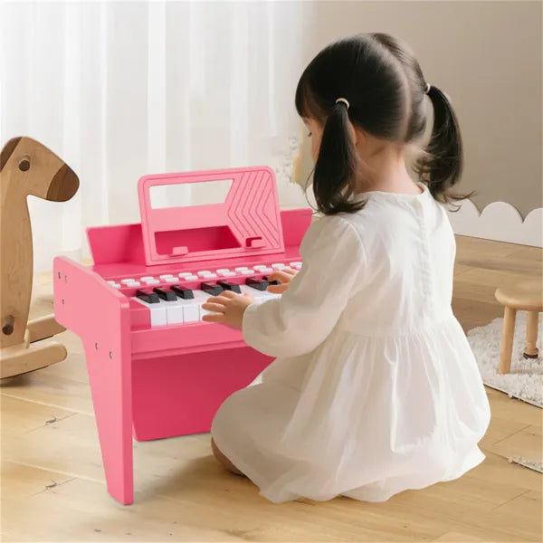 pink kids piano