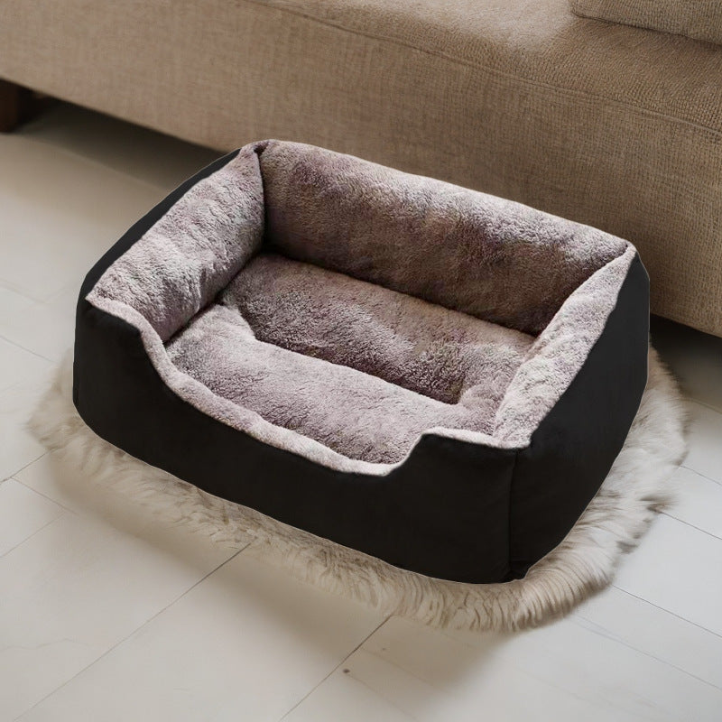 plush dog bed