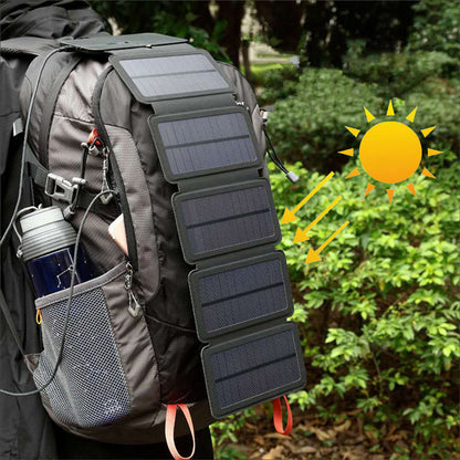 Portable Solar Panel Charger folding outdoor USB charging kit