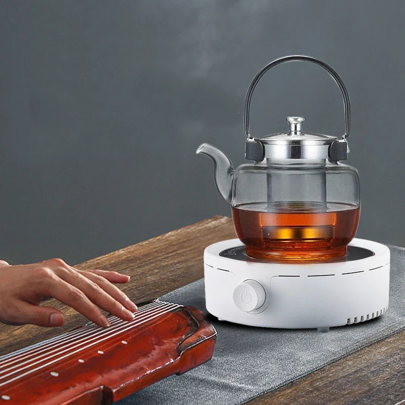 Compact mini electric stove and hot plate for kitchen, tea, and coffee heating

