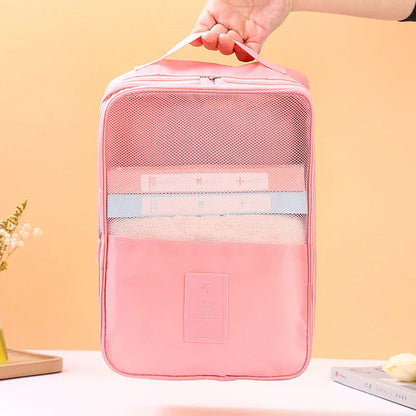 Travel Shoe Organizer Bag for clothes, underwear, and shoe storage

