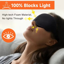 3D sleeping mask eyepatch for travel and night light blocking

