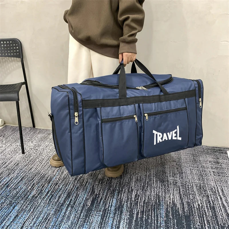 Foldable Travel Duffel Bag waterproof large capacity sports and business bag

