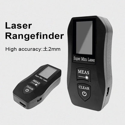Pracmanu 30M Laser Rangefinder with USB Rechargeable Battery and High Precision Digital Distance Measurement