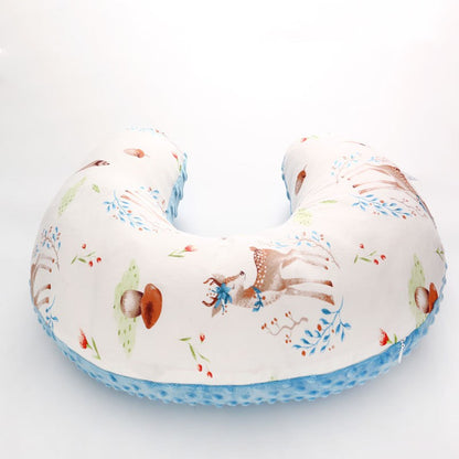 Breastfeeding U shaped pillow for infant support and nursing comfort

