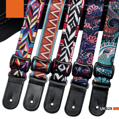 printed ukulele strap