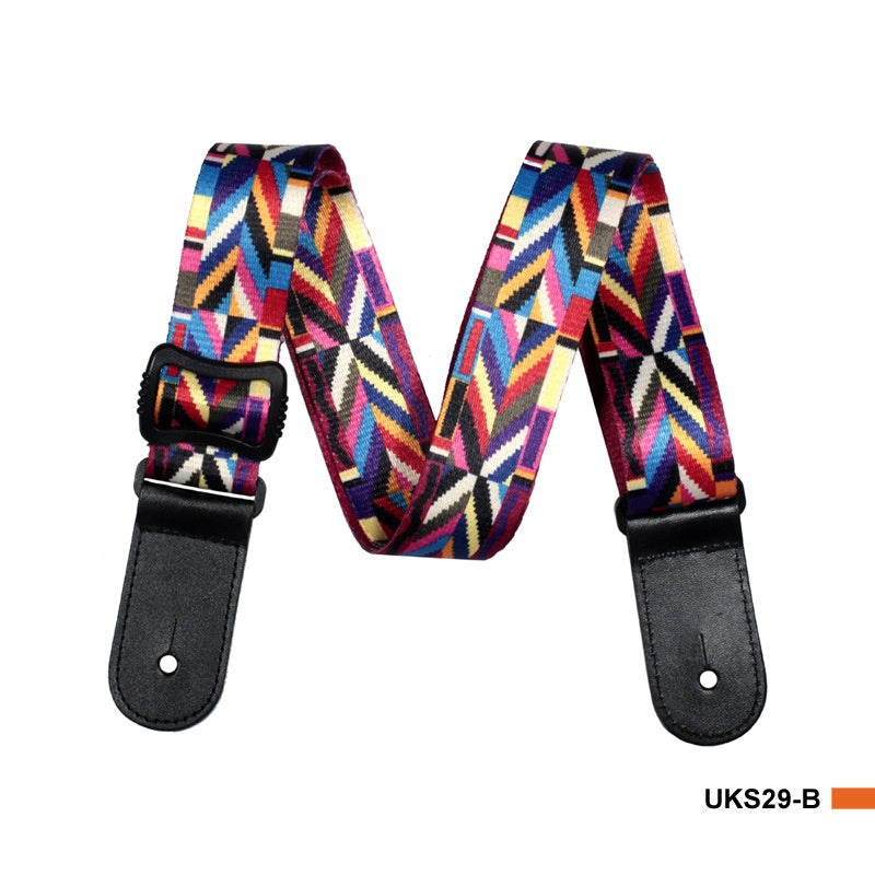 printed ukulele strap