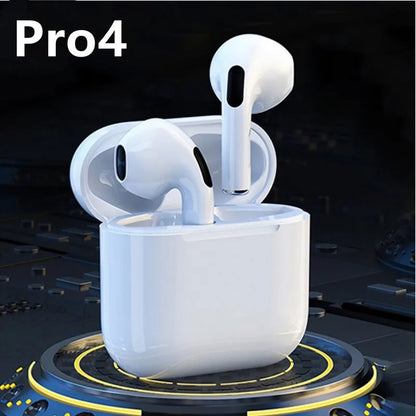 Pro 4 TWS Wireless Headphones with Bluetooth and Mic