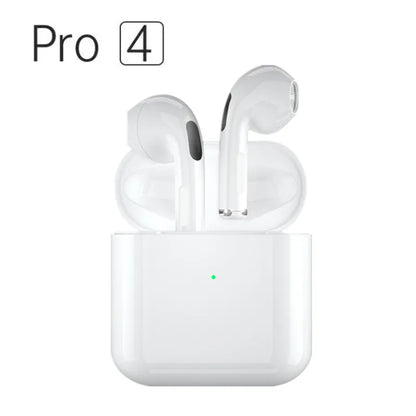 Pro 4 TWS Wireless Headphones with Bluetooth and Mic