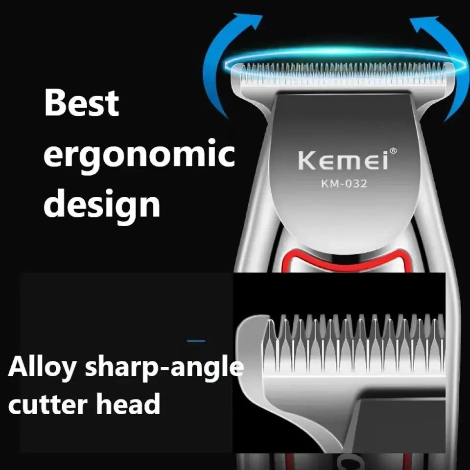Professional hair trimmer KEMEI KM-032 for men's grooming