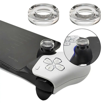1 pair silicone PlayStation Portal thumb grip caps for PS5 game controller

