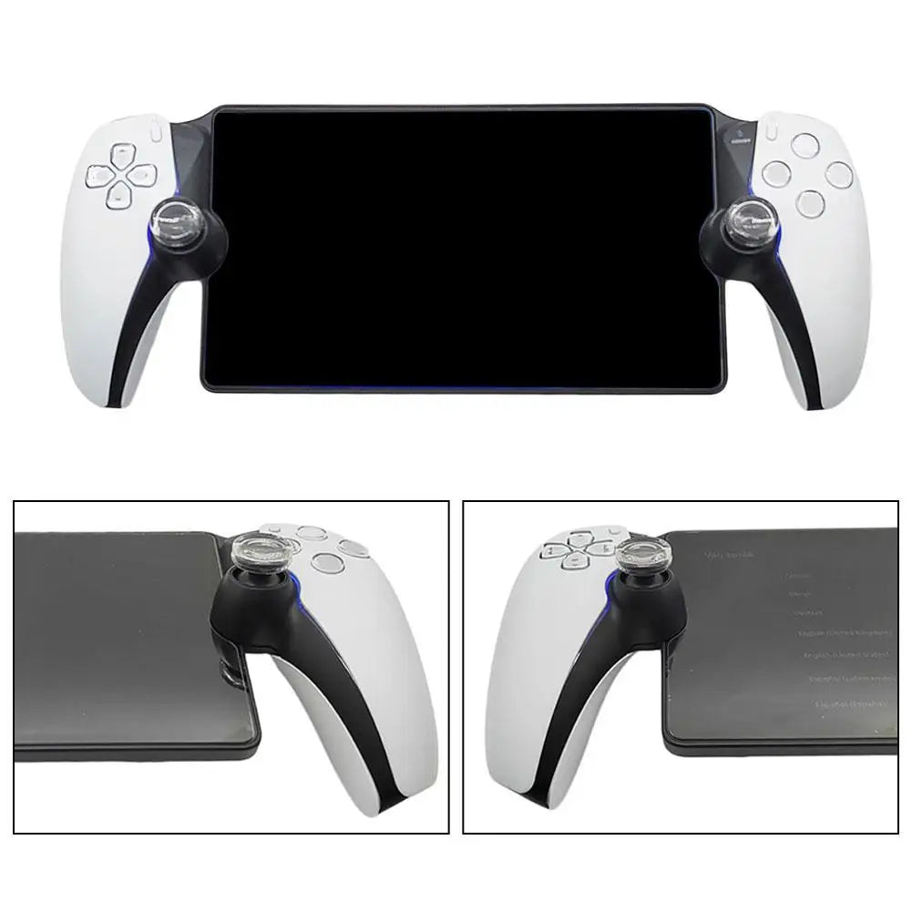 1 pair silicone PlayStation Portal thumb grip caps for PS5 game controller

