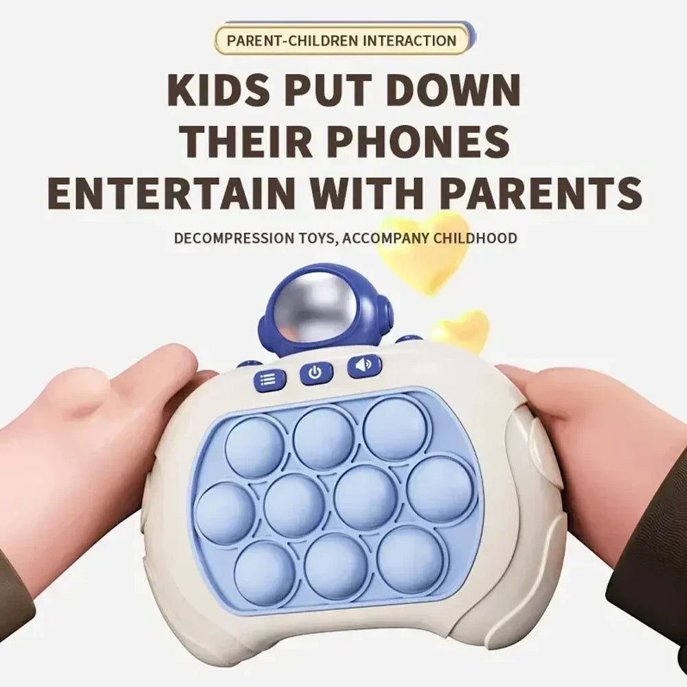 "Colorful Push Bubble Game Machine for Kids with Cartoon Design"

