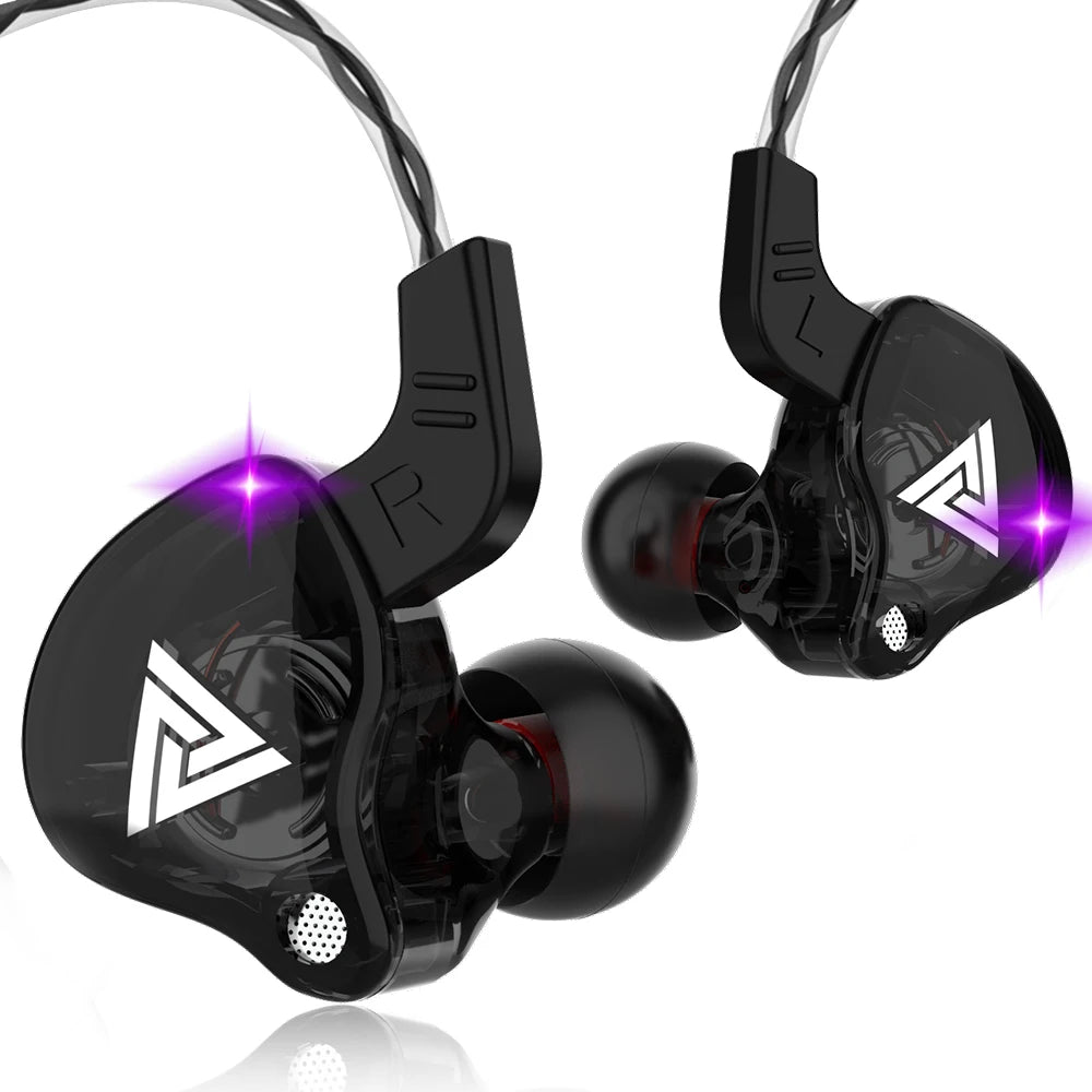 Original QKZ AK6 In Ear Earphone with 6 Dynamic Drivers and Mic
