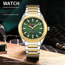 Mens waterproof quartz watch