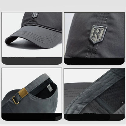 Quick-drying Outdoor Sun Hat with Breathable Fabric and Adjustable Fit for Golf, Fishing, and Summer Protection